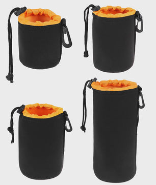 Waterdichte Neopreen Cameralens Pouch - Zachte Beschermhoes voor Digitale SLR Camera's