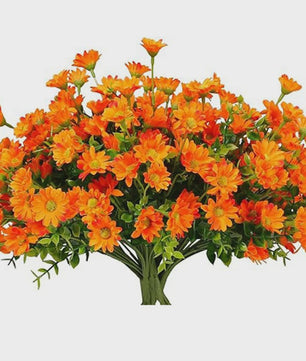 Kunstboeket 21 Herfstzijde Madeliefjes - Decoratie voor Huis, Bruiloft & Feest