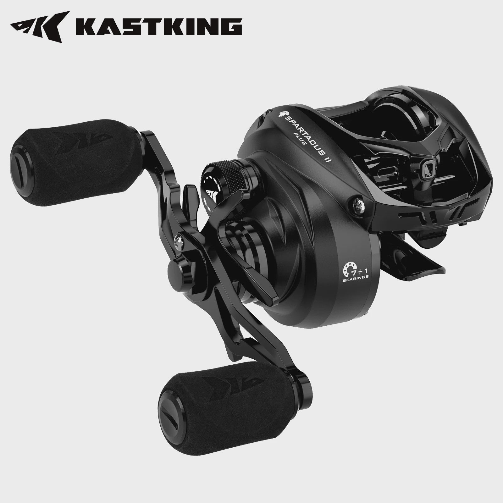 KastKing Spartacus II Plus Baitcasting Reel - Ultralicht 170g, 8.0:1 Ratio, 8KG Max Drag