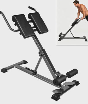 Verstelbare Roman Chair & Back Extension Bank - Opvouwbaar Fitnessapparaat