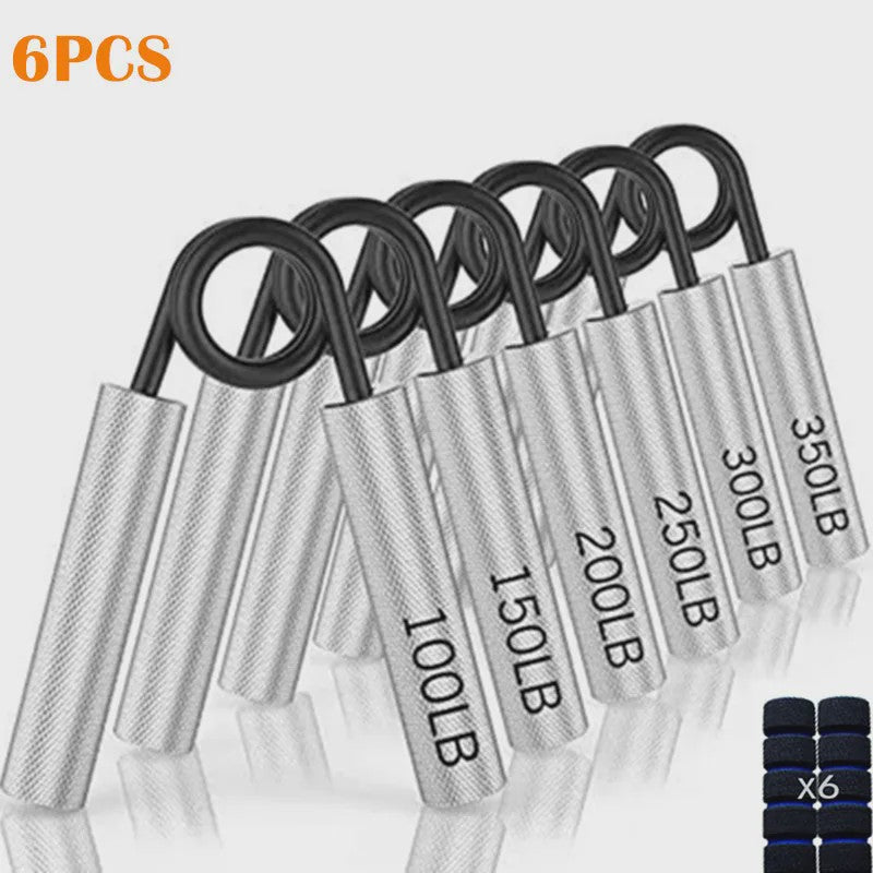 6-Pack Hand Grippers met Schuimrubberen Handvatten - Versterk Grip, Armen en Vingers