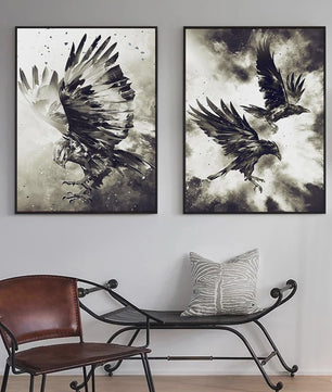 Canvas Posters: Majestueuze Wilde Dieren & Berglandschappen voor aan de Muur