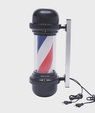 Klassieke Roterende LED Barber Pole - 50cm - Rood, Wit, Blauw - Kapperszaak Verlichting