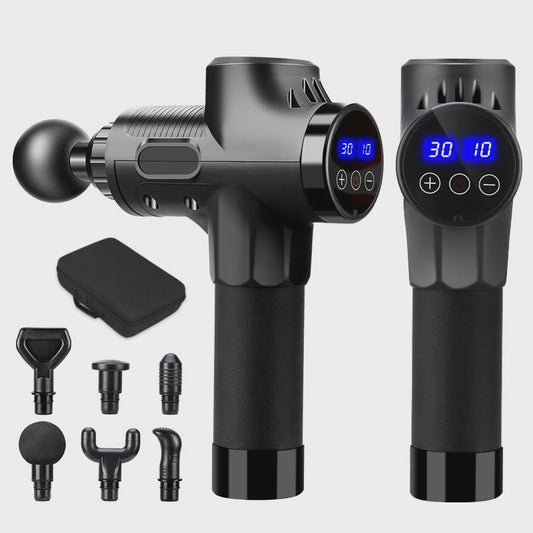 Massager Body Neck Back Deep Tissue Muscle Relaxation Pain Relief Fitness Fascial Massage Gun Electric Percussion Pistol