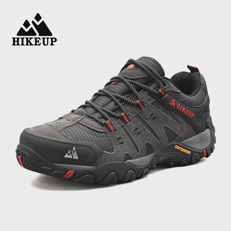 HIKEUP Heren Wandelschoenen - Suede Leer, Outdoor & Slijtvast