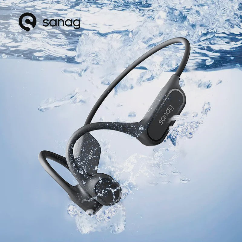 Sanag B33S Bone Conduction Oordopjes - IPX8 Waterdicht & 32GB MP3 Speler