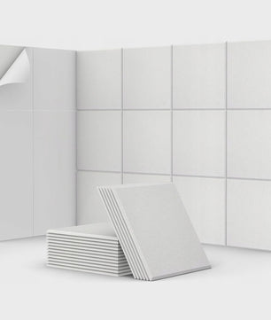 12 Akoestische Panelen Zelfklevend - Hoge Dichtheid 230 Kg/m³ voor Studio, Gamekamer & Kantoor