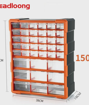 Opbergkast met 39 Transparante Lades - Ideaal voor Gereedschap & Onderdelen