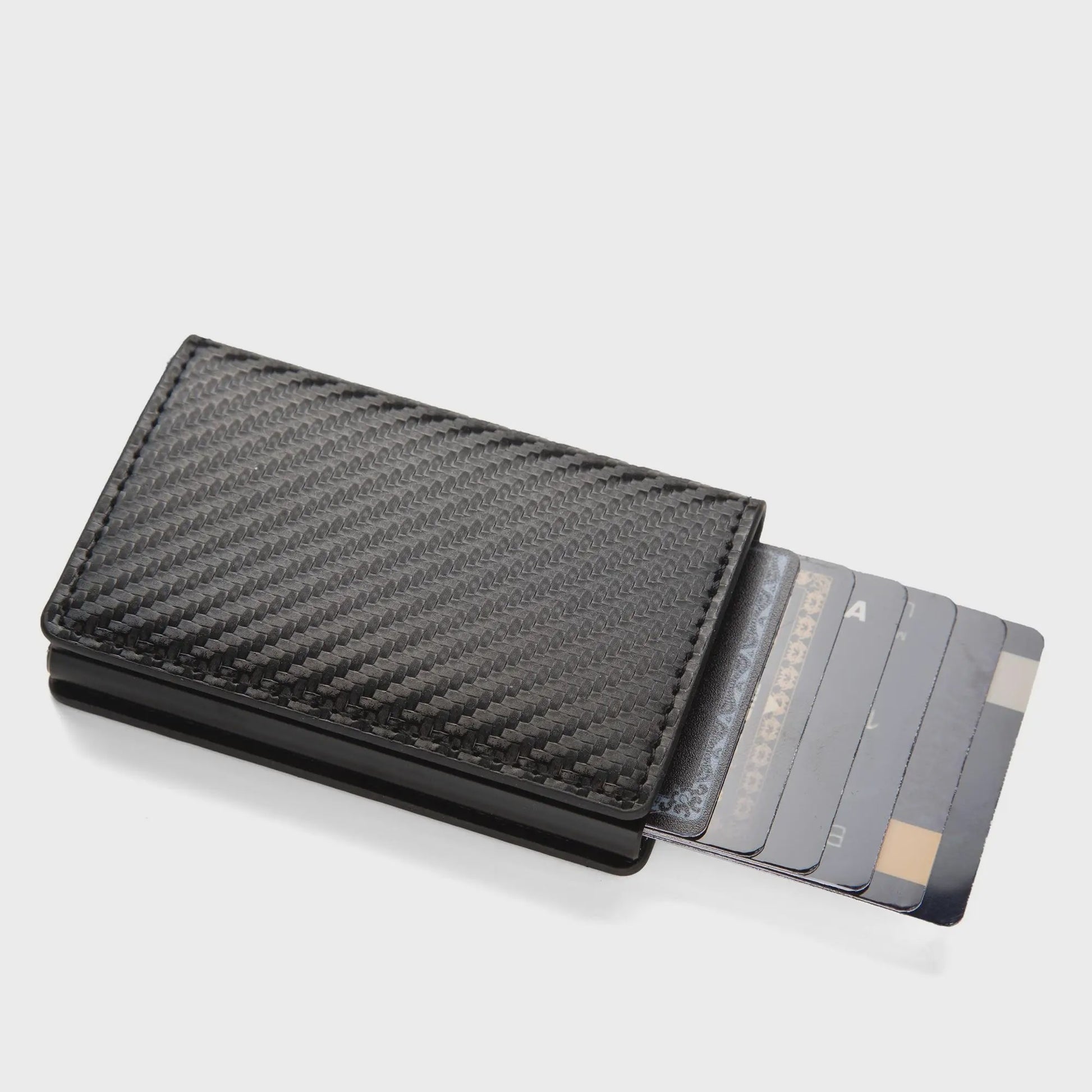 Minimalistische Anti-diefstal RFID Kaarthouder Portemonnee van PU Leer - Slim & Veilig