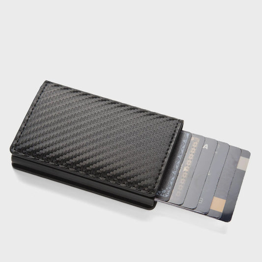Minimalistische Anti-diefstal RFID Kaarthouder Portemonnee van PU Leer - Slim & Veilig