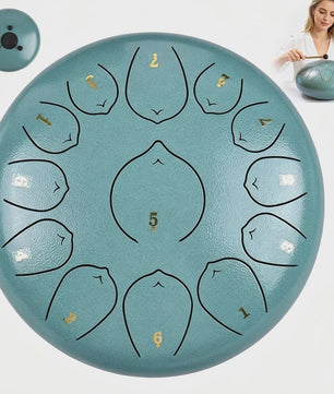 Professionele Steel Tongue Drum 13 Noten - Muziekinstrument voor Ontspanning en Yoga