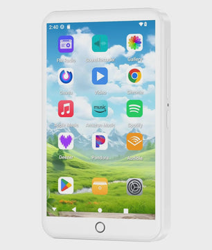 Android MP3/MP4 Speler 32GB/96GB met Bluetooth, WiFi & 4" Touchscreen