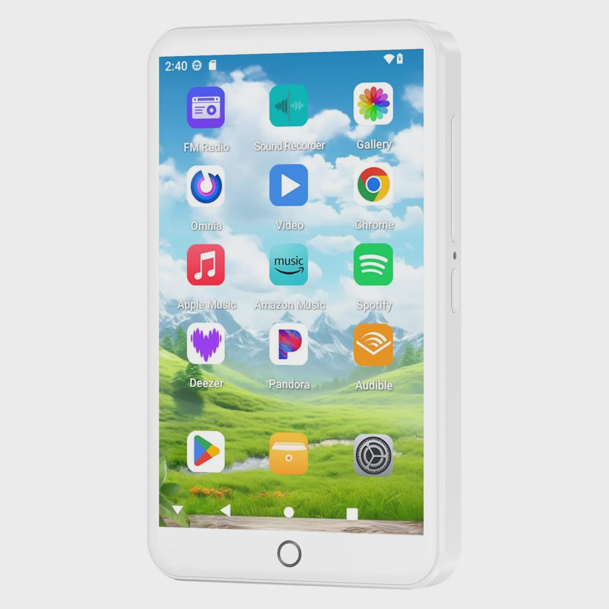 Android MP3/MP4 Speler 32GB/96GB met Bluetooth, WiFi & 4" Touchscreen