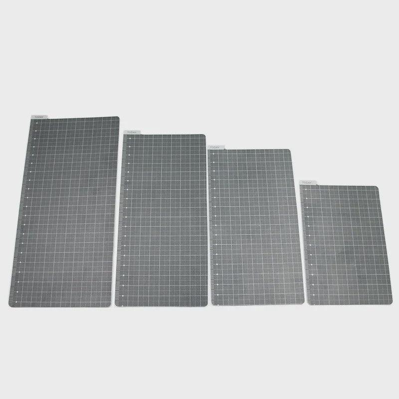Snijmat & Liniaal Set A5/A6 - PVC Grid Mat voor Tekenen, Knutselen & Naaien