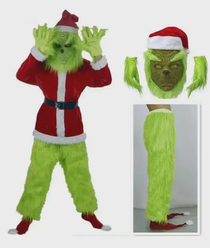 Grinch Kerstkostuum - Compleet Cosplay Outfit voor Feestjes en Cosplay