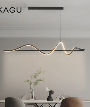 Moderne LED Hanglamp - Stijlvol Wit/Zwart Design voor Eetkamer, Keuken of Kantoor