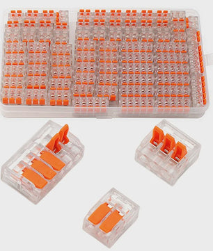 Universele Snelkoppeling Klemmen (250V/32A) - Oranje, 10-75 Stuks