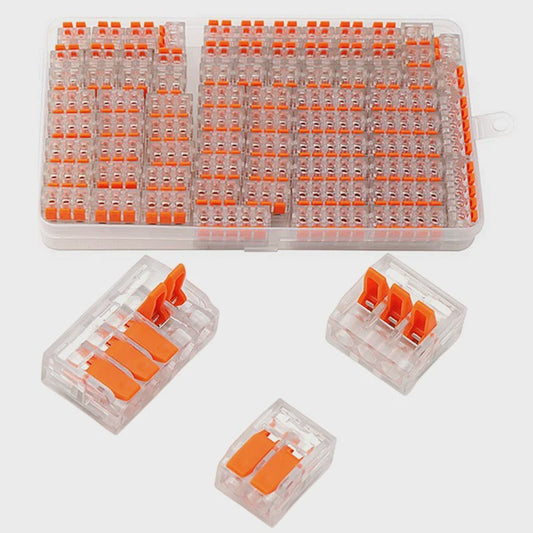 Universele Snelkoppeling Klemmen (250V/32A) - Oranje, 10-75 Stuks