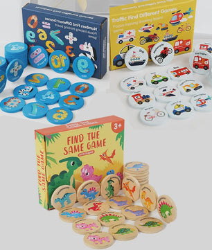 Houten Dinosaurussen Memory Spel - Educatief Cognitief Speelgoed voor Kinderen