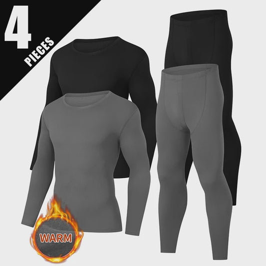 Heren Thermisch Ondergoed Set - Comfortabel & Warm voor Herfst/Winter