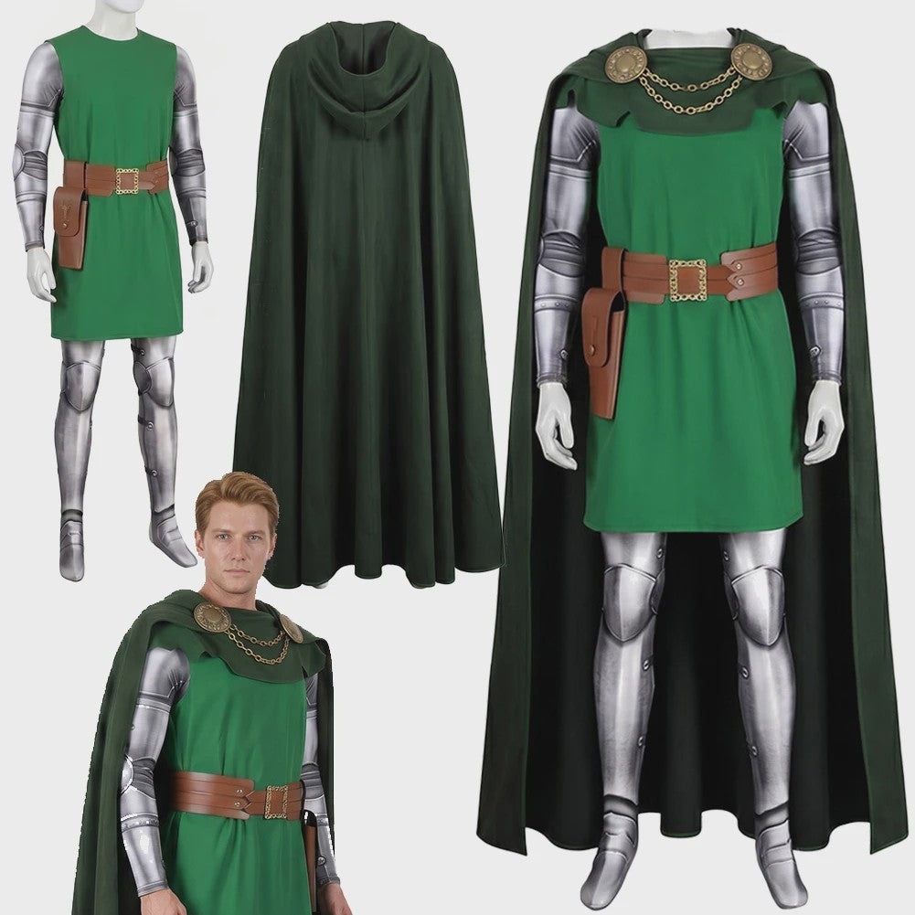 Doctor Doom Cosplay Kostuum voor Heren - Compleet Superhelden Outfit