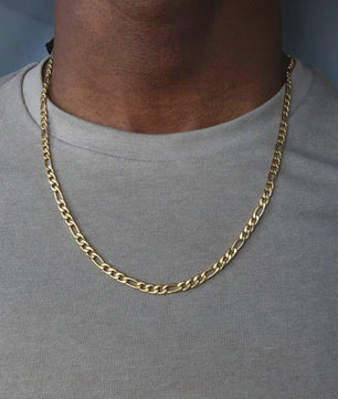 Heren Figaro Ketting - Stoer RVS Punk Hiphop Sieraden Cadeau