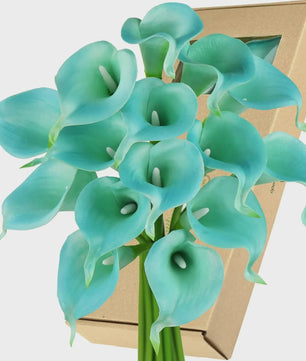 Real Touch Kunst Calla Lelies - Bruidsboeket & Bloemstukken (15 stuks)