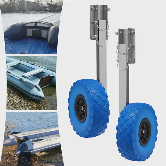 Opblaasbare Boot Trailer Wielenset - Lanceerwielen voor Bijboot & Rubberboot