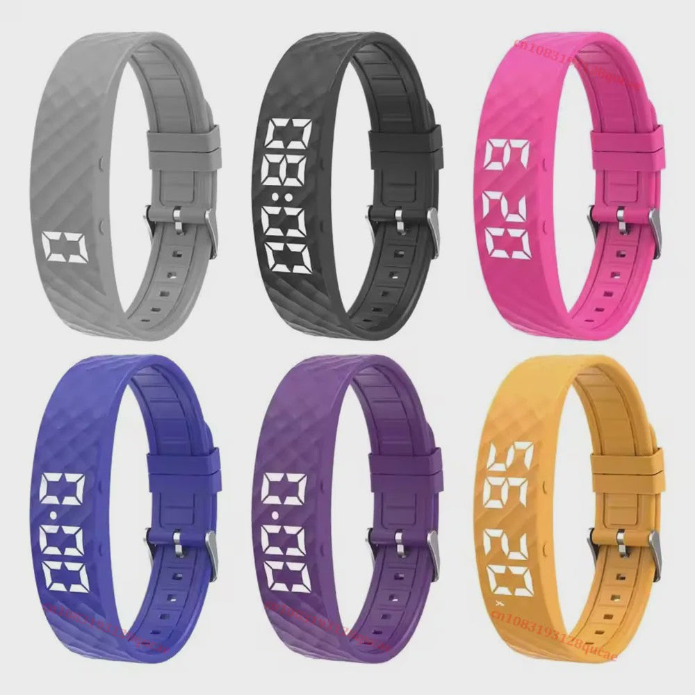 Trilwekker Armband Horloge - Stille Wekker voor Zware Slapers, Verstelbaar & Draagbaar