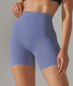 Dames Sportshorts Hoge Taille Squat Proof - Sneldrogend voor Yoga, Fitness & Fietsen