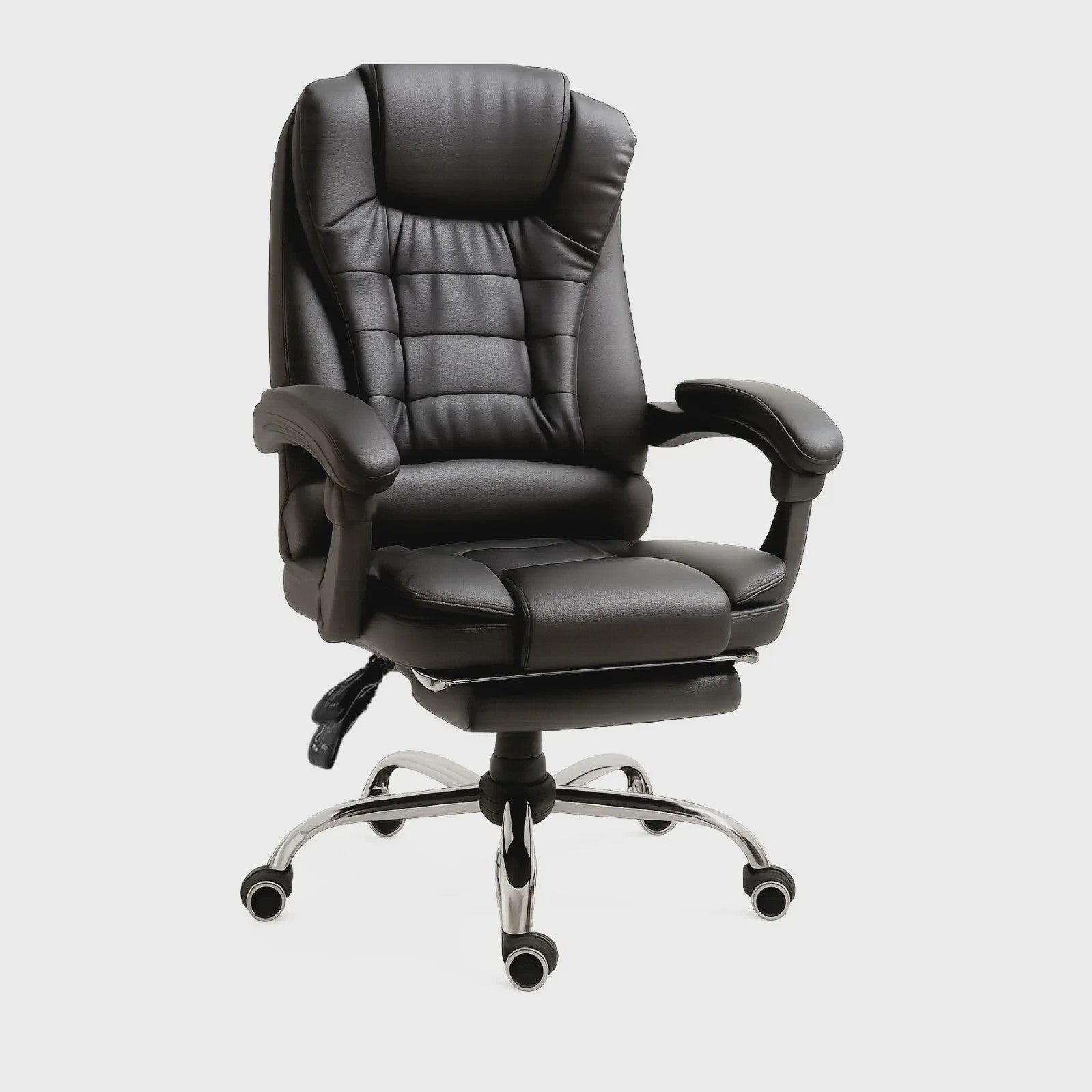 Ergonomische Bureaustoel met Voetensteun - Verstelbaar en Comfortabel
