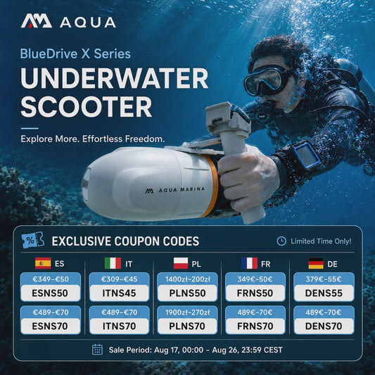 Aqua Marina Bluedrive X / X Pro Elektrische Onderwaterscooter - 3 Snelheden voor Watersport