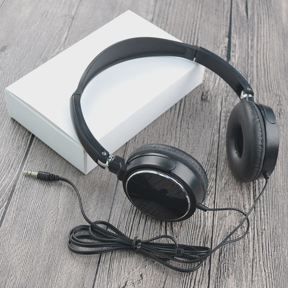 Universele 3.5mm Bedrade Koptelefoon - Opvouwbaar, Draagbaar, Noise Cancelling voor Muziek & Gaming