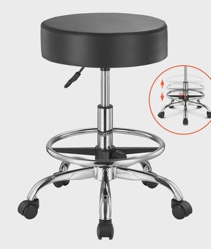 Verstelbare Werkkruk met Wielen - Hoge Capaciteit & Comfort - Ideaal voor Salon, Spa, Kliniek