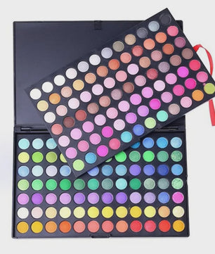 Professioneel 120 Kleuren Oogschaduw Palette - Matte, Glitter & Waterproof