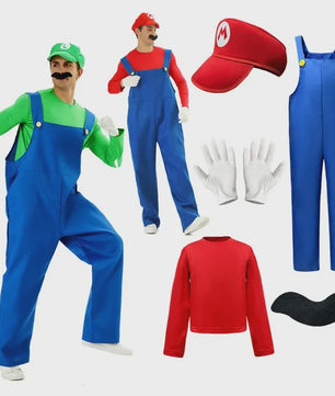 Super Luigi Kostuum Heren & Dames - Compleet Halloween & Carnavalsoutfit