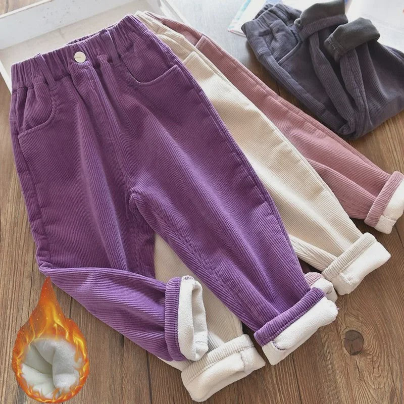 Warme Corduroy Broek Kinderen - Herfst/Winter Casual & Sportief