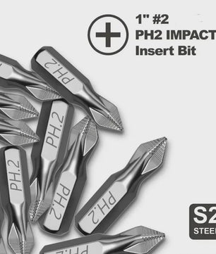 Sterke Magnetische PH2 Schroefbit - Anti-Slip & Ultra Hard - 25mm