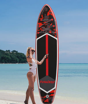 Opblaasbaar SUP Board 350cm - Extra Breed & Stabiel - 205kg Max Belasting - Voor Oceaan & Water Surfen