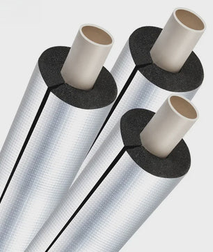 Zelfklevende Schuim Pijpisolatie met Aluminiumfolie - 16-60mm