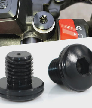 4x Universele M10x1.25 Schroefpluggen voor Spiegelgaten - Motor Accessoires