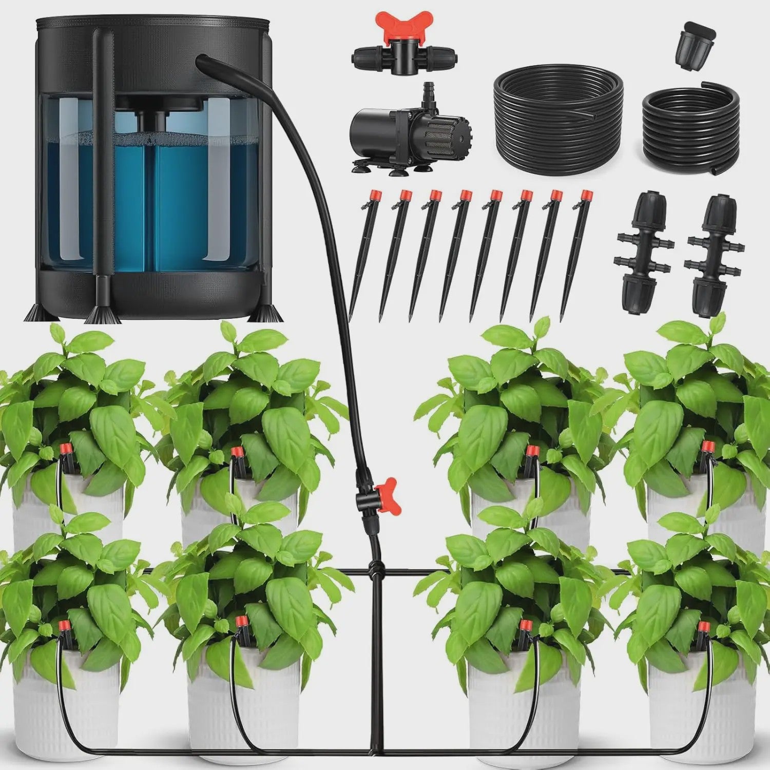 Automatisch Bewateringssysteem met 50L Tank en Waterniveausensor