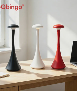 Draadloze Mushroom Tafellamp LED - Oplaadbaar & Dimbaar met Touch Bediening