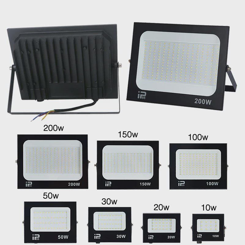 Krachtige LED Floodlight 100W-200W - Waterdicht IP66 Buitenverlichting