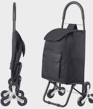 Opvouwbare Boodschappentrolley 36L met Trapliftfunctie - Draagkracht tot 50kg