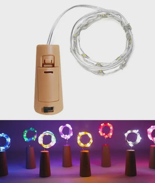 Fleskurk LED Snoerlichtjes - Sfeerverlichting voor Fles, Kerst, Feest & Decoratie