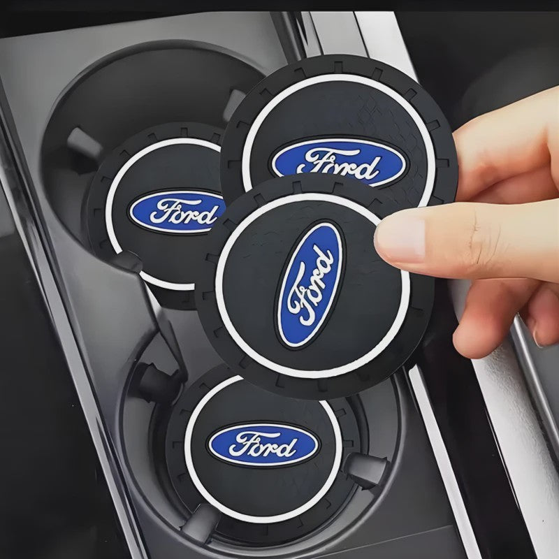 Ford Bekerhouder Matten - Antislip en Beschermend Interieur Accessoire