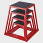 Metalen Plyo Box Springbox - Antislip Top - 12, 18, 24, 30 Inch - Home Gym Training