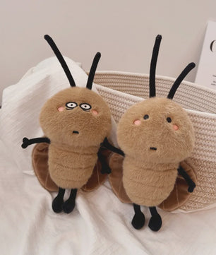 Grappige Kakkerlak Knuffel - Schattig Pluche Speelgoed Cadeau & Hanger