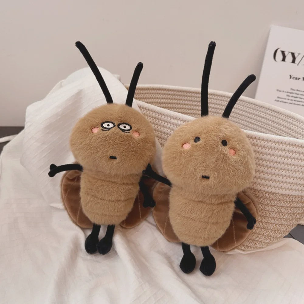 Grappige Kakkerlak Knuffel - Schattig Pluche Speelgoed Cadeau & Hanger